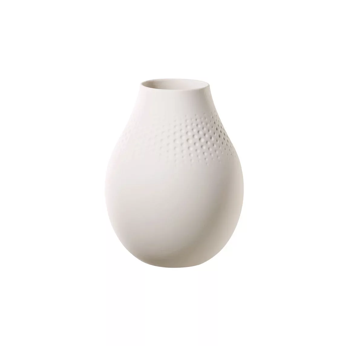Villeroy & Boch Manufacture Collier Blanc Vase Perle hoch h: 20 cm günstig online kaufen