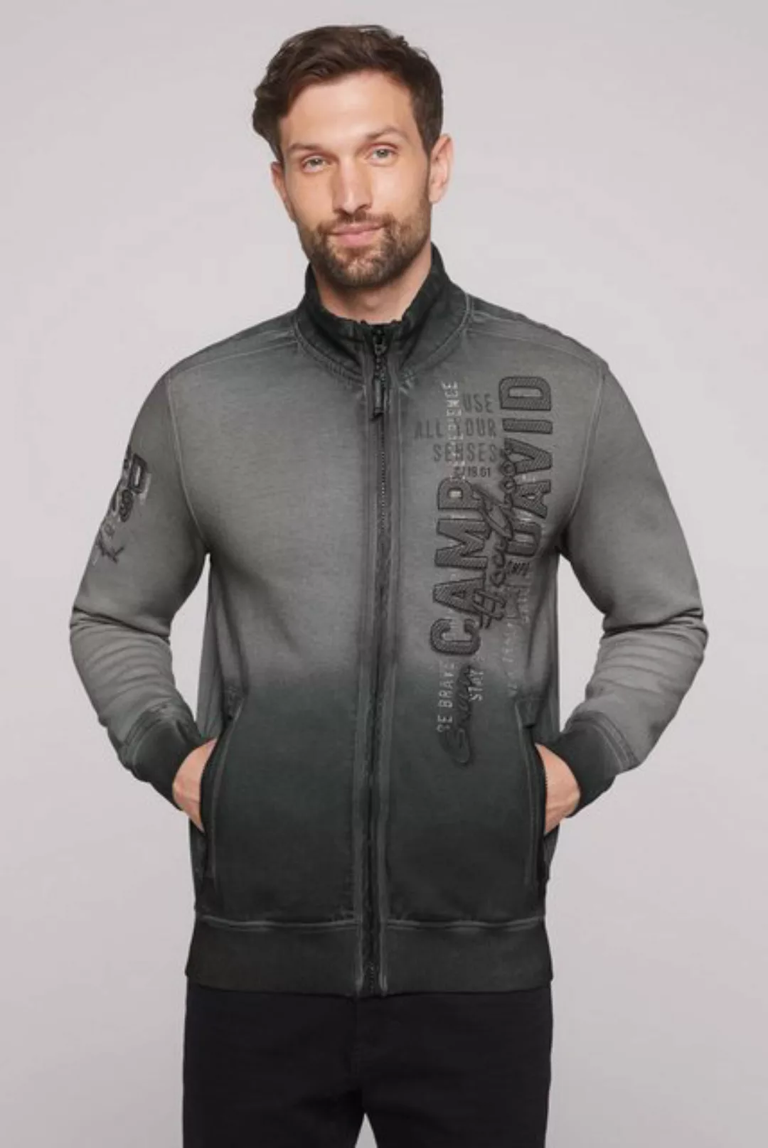 CAMP DAVID Sweatjacke, mit Baumwolle günstig online kaufen