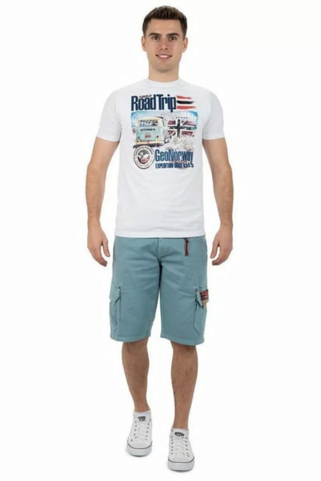 Geo Norway Shorts Casual Kurze Hose bapalaga Men Sky Blue S im Cargo Style günstig online kaufen