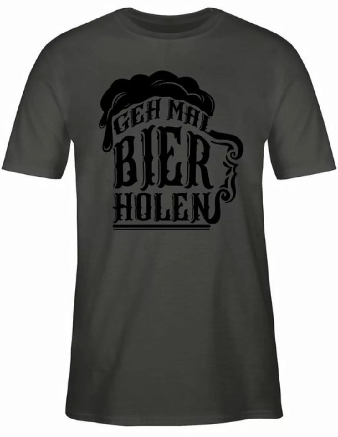 Shirtracer T-Shirt Geh mal Bier holen - schwarz Party & Alkohol Herren günstig online kaufen