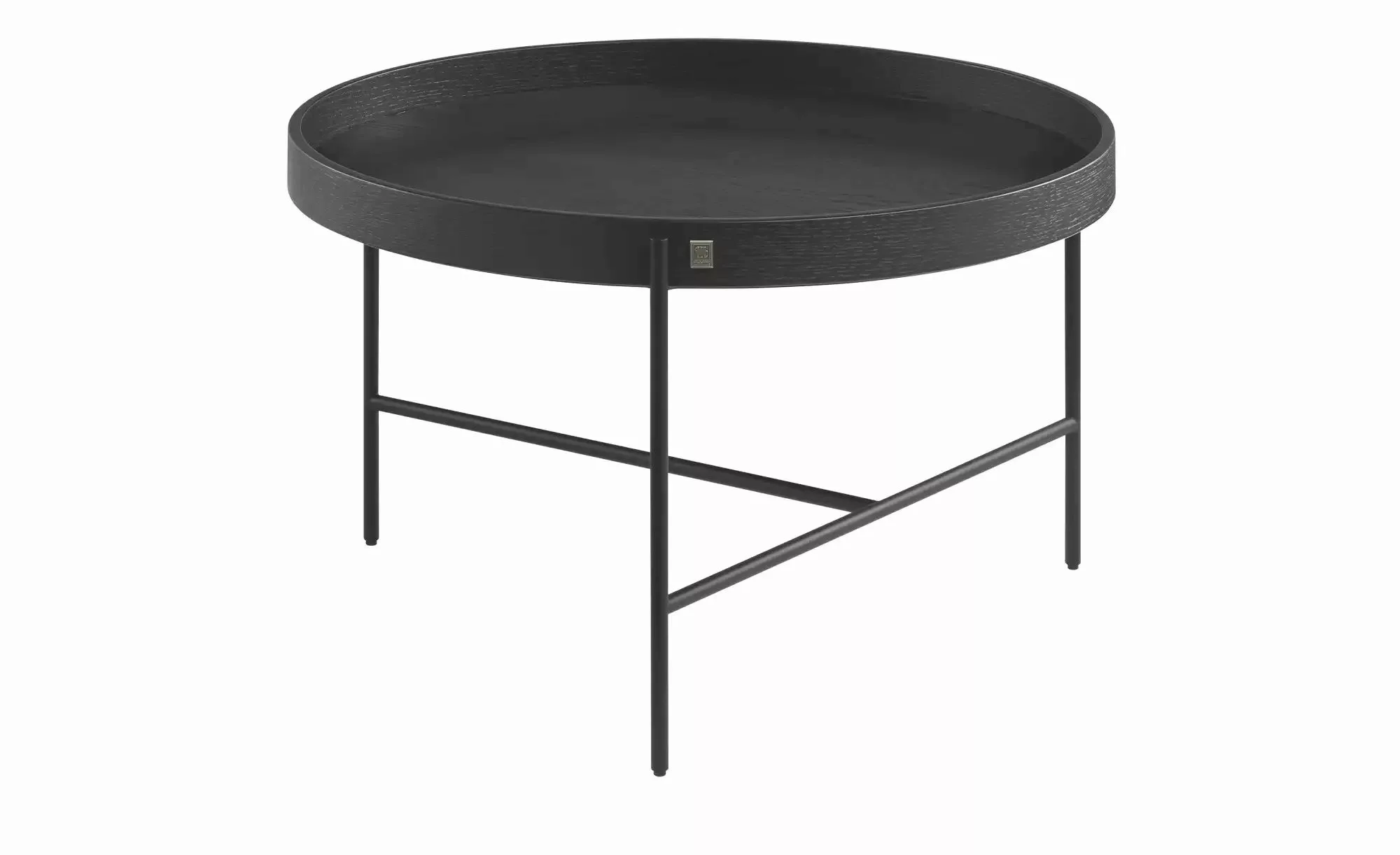 Musterring Couchtisch  JustB! ¦ schwarz ¦ Maße (cm): H: 37  Ø: 63 Tische > günstig online kaufen
