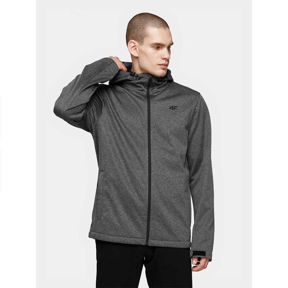 4f Nosh4-sfm001 Jacket M Middle Grey Melange günstig online kaufen