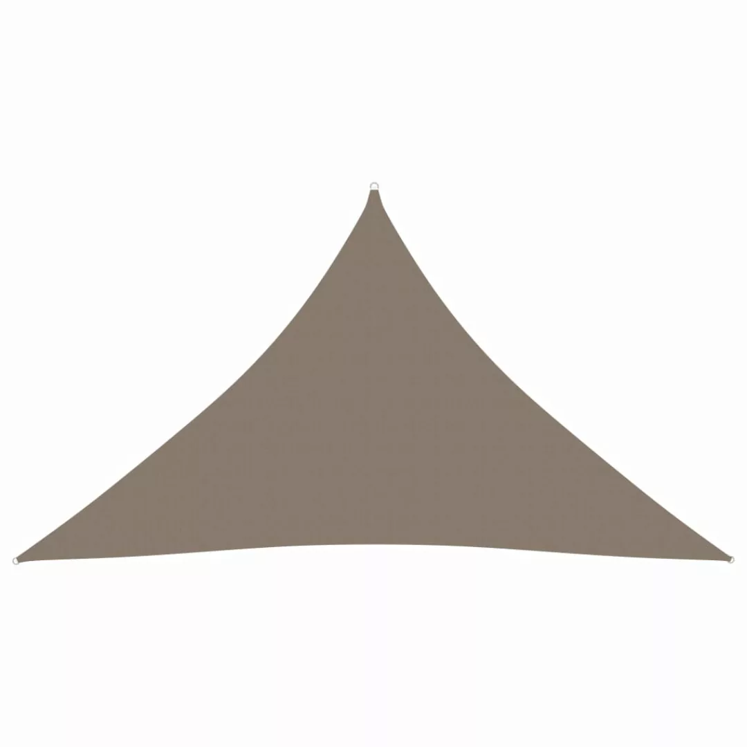 Sonnensegel Oxford-gewebe Dreieckig 3,5x3,5x4,9 M Taupe günstig online kaufen