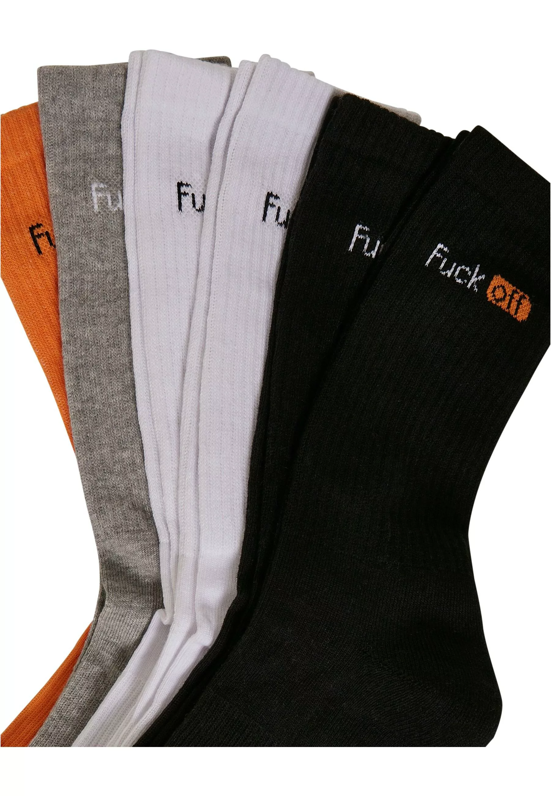 MisterTee Strümpfe "MisterTee Unisex Fuck Off Socks 6-Pack", (1 Paar) günstig online kaufen