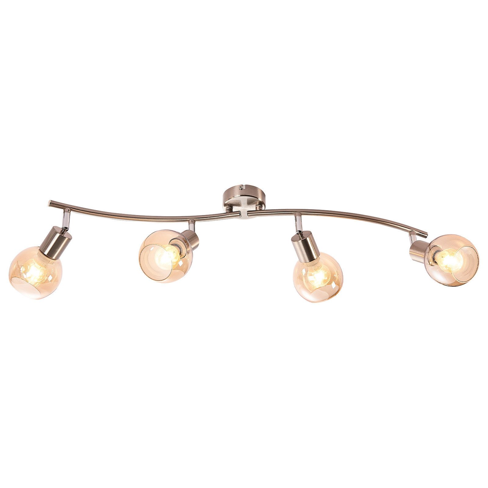 NOWA Deckenleuchte Deckenleuchte Wohnzimmer 4-flammig Deckenlampe günstig online kaufen