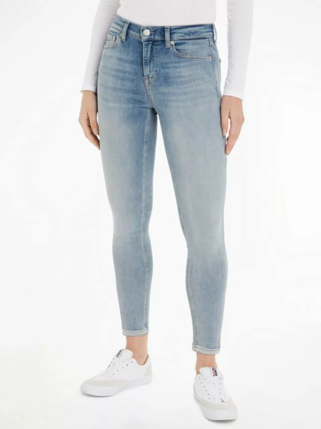 Tommy Jeans Skinny-fit-Jeans "NORA MD SKN ANK ZIP CH1218", mit Tommy Jeans günstig online kaufen