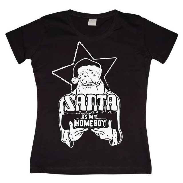 Hybris T-Shirt Santa Is My Homeboy Girly T-Shirt günstig online kaufen