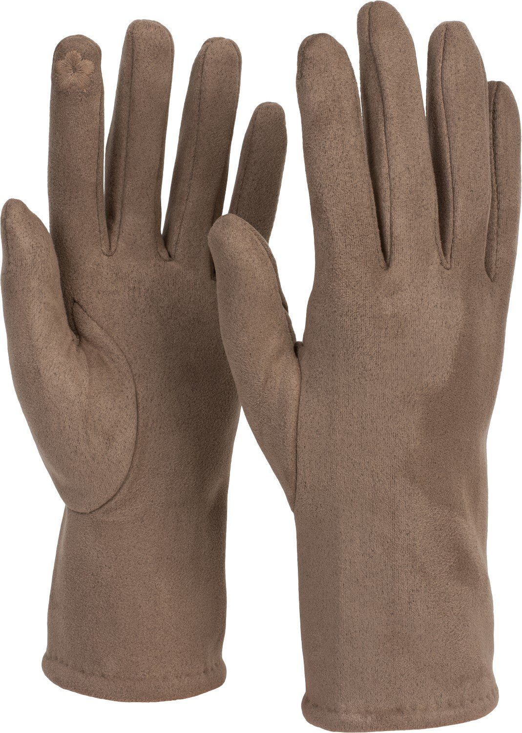 styleBREAKER Strickhandschuhe Touchscreen Stoff Handschuhe mit günstig online kaufen