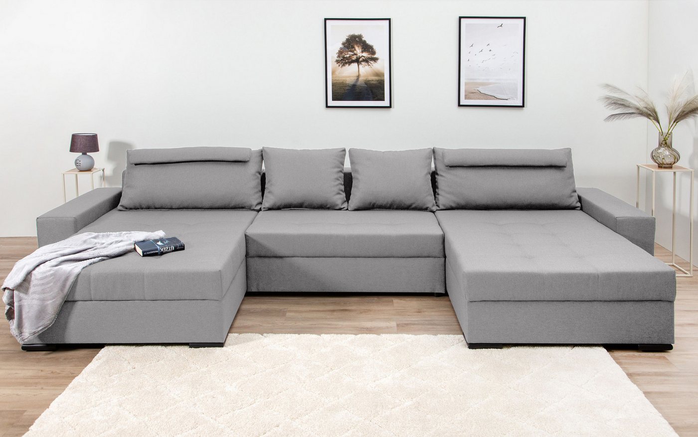 COLLECTION AB Wohnlandschaft XXXL-Josy Relax U-Form Breite 352 cm, mit 2 gl günstig online kaufen