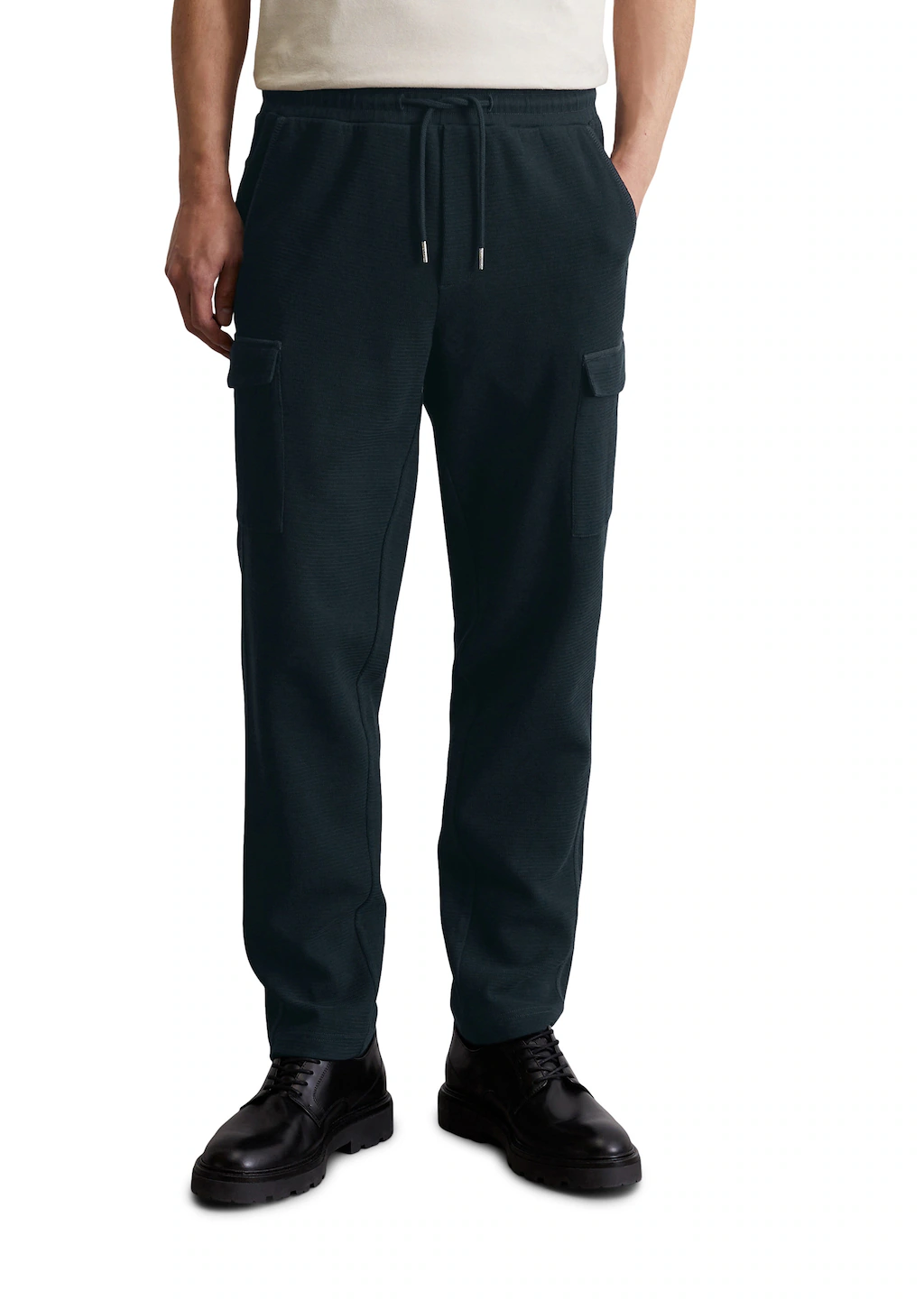 Marc OPolo Jerseyhose "aus Bio-Baumwolle mit Struktur" günstig online kaufen