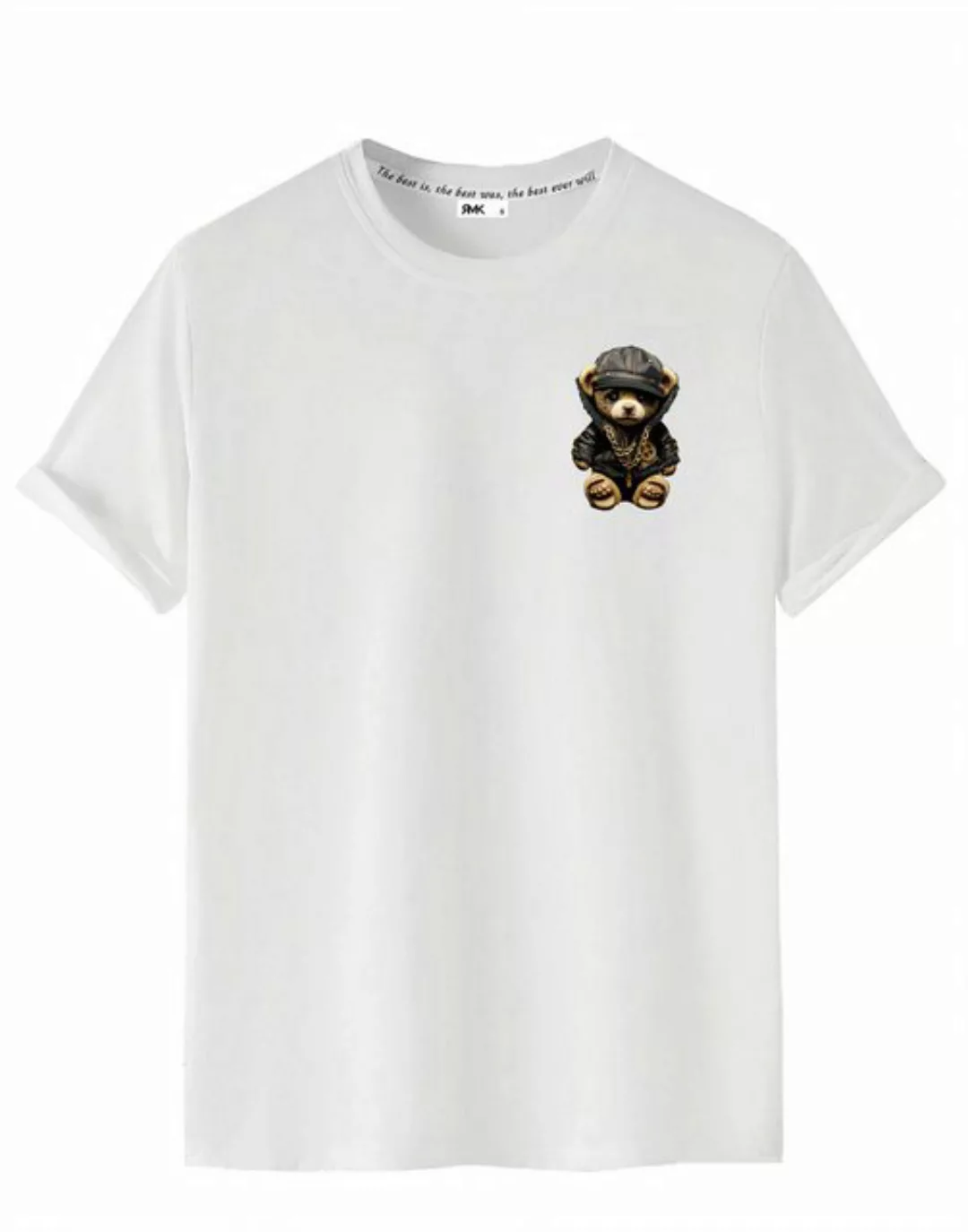 RMK T-Shirt Herren Shirt Sommer Teddybär Bär Bear aus Baumwolle günstig online kaufen