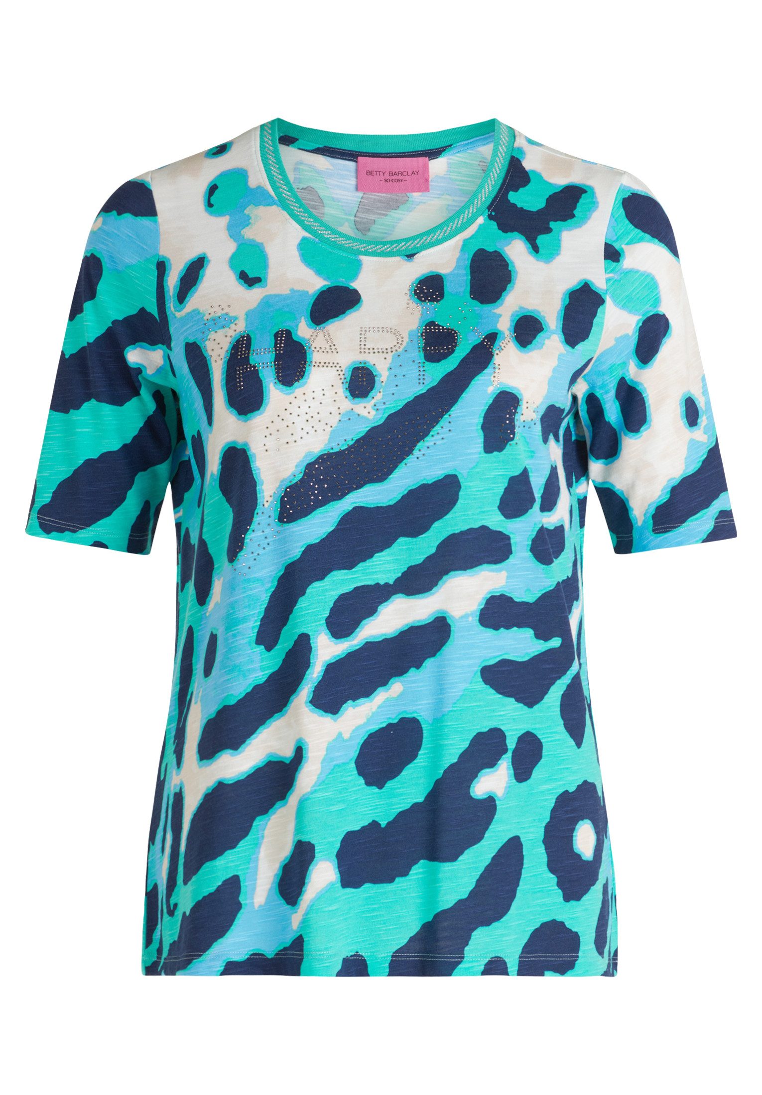 Betty Barclay Kurzarmshirt "Betty Barclay Damen Basic Shirt mit Print", (1 günstig online kaufen