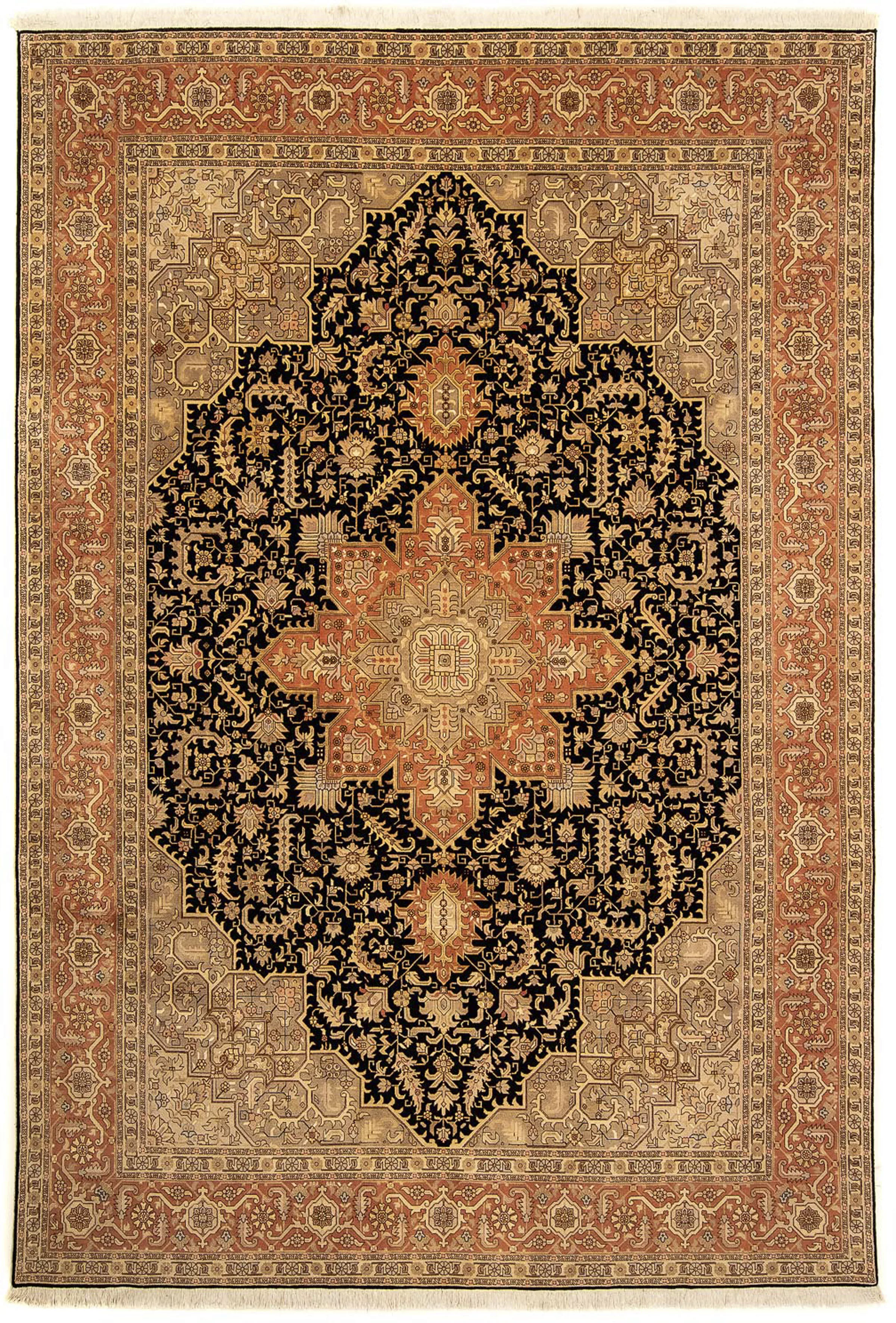 morgenland Orientteppich »Perser - Täbriz - Royal - 348 x 248 cm - hellbrau günstig online kaufen