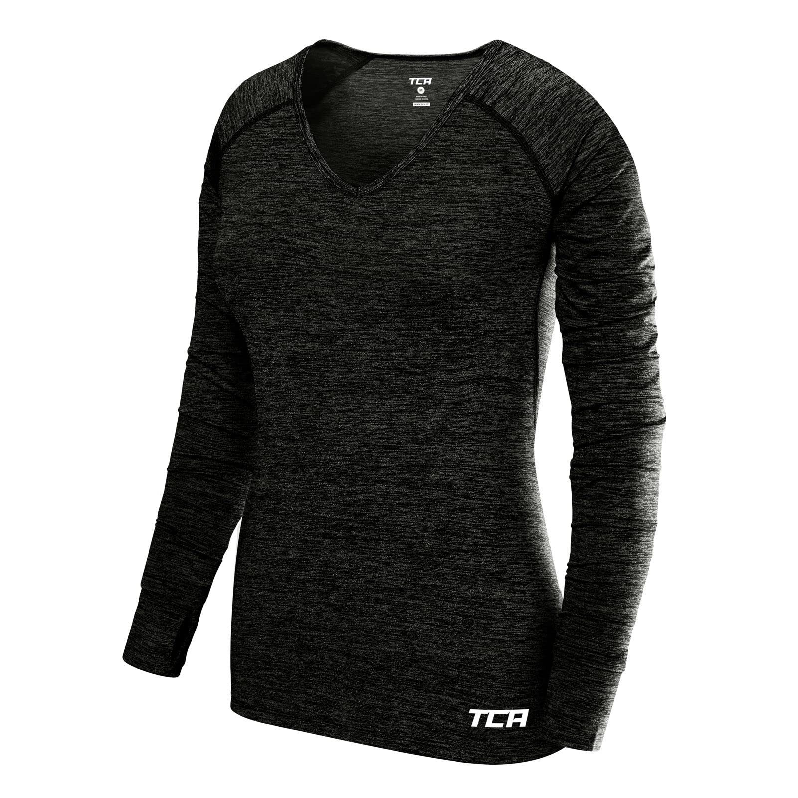 TCA Trainingsshirt TCA Damen Langarm V-Ausschnitt günstig online kaufen