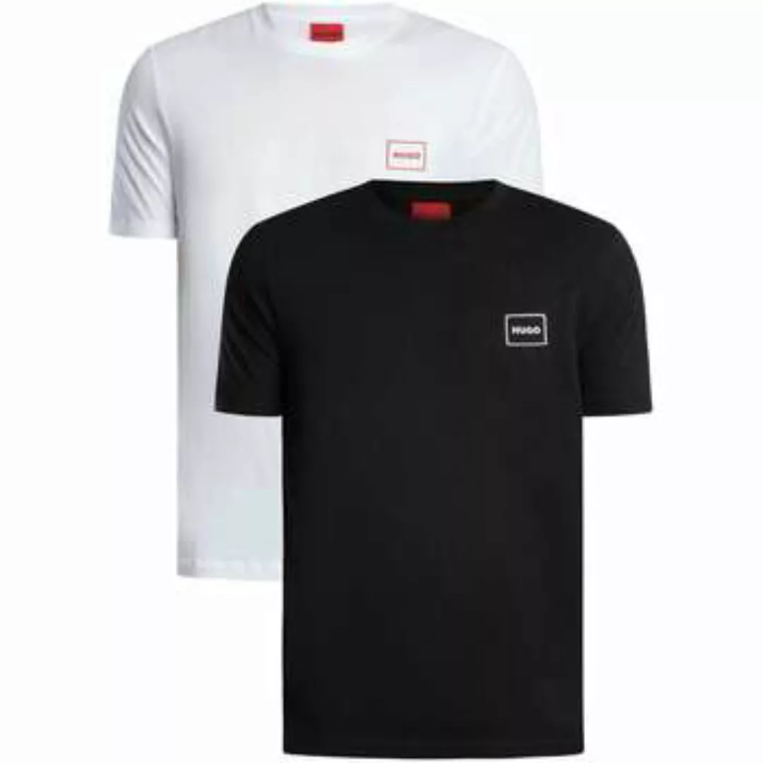 BOSS  Pyjamas/ Nachthemden 2er-Pack Lounge-T-Shirts mit Rundhalsausschnitt günstig online kaufen
