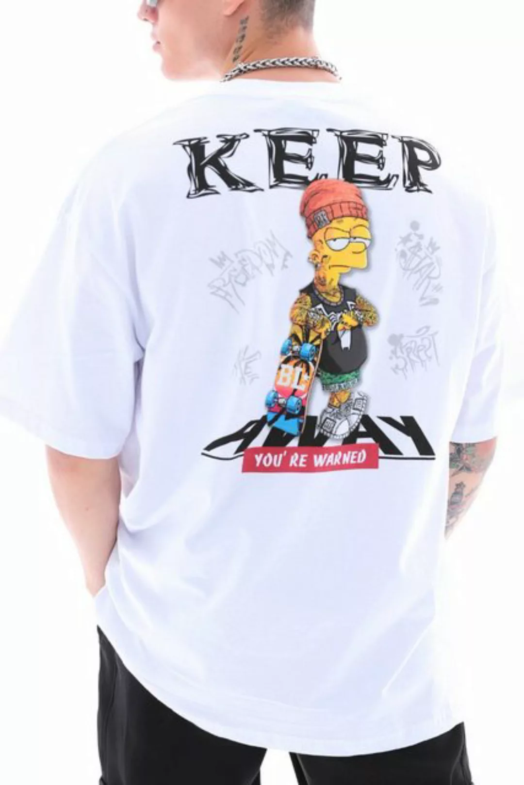 OSSY HOMER Print-Shirt Bedrucktes T-Shirt aus 100 % Baumwolle günstig online kaufen