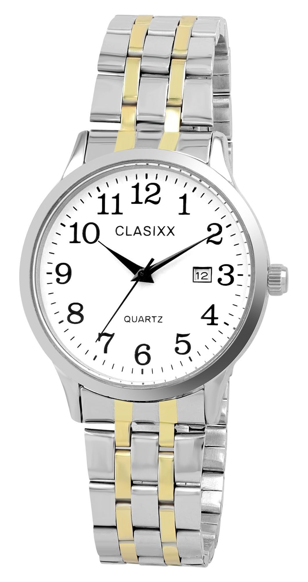 Clasixx Quarzuhr 2800106 Clasixx Herrenuhr Gliederarmband günstig online kaufen