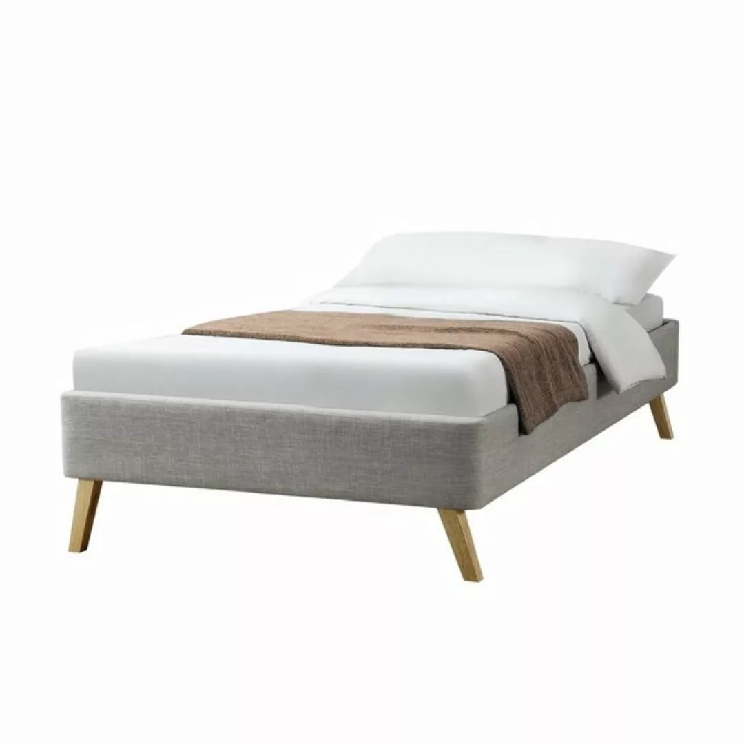 HTI-Living Bett 90 x 200 cm Carl grau günstig online kaufen