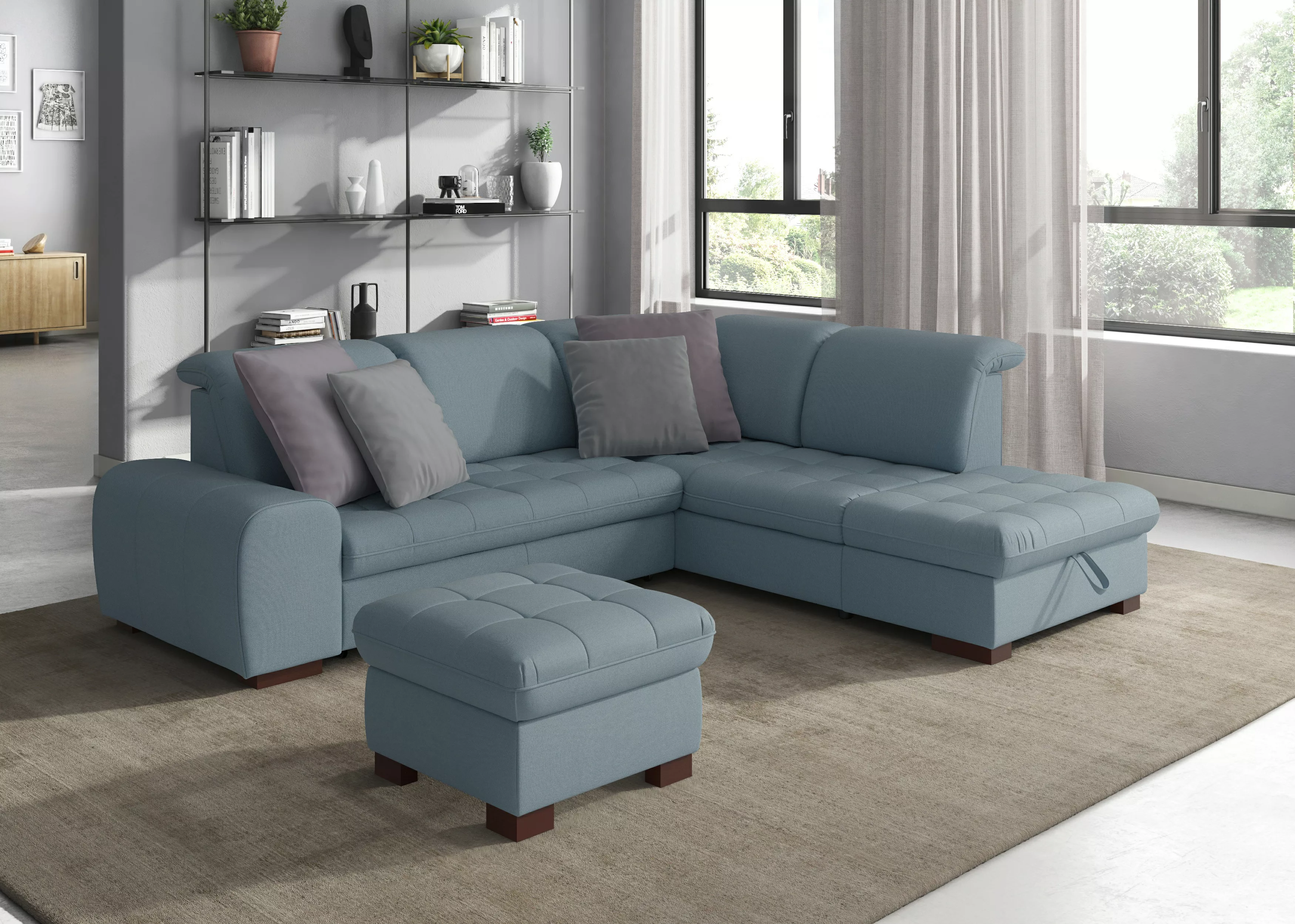 sit&more Ecksofa "Luxor L-Form", wahlweise mit Bettfunktion, Stauraum und K günstig online kaufen