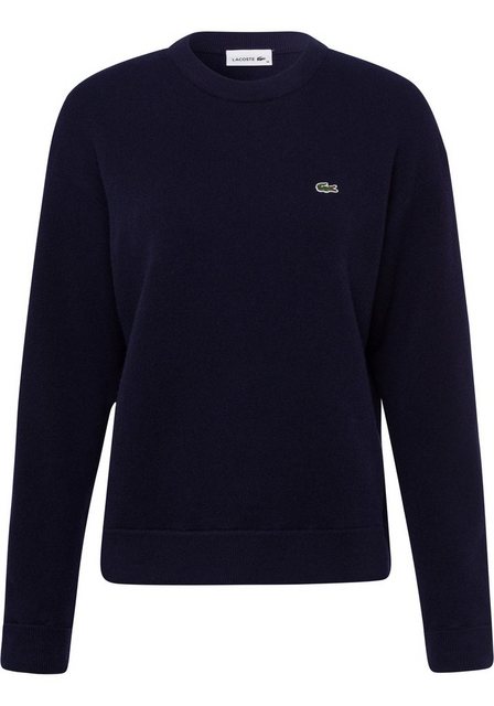 Lacoste Strickpullover (1-tlg) mit seitlichem Streifen günstig online kaufen