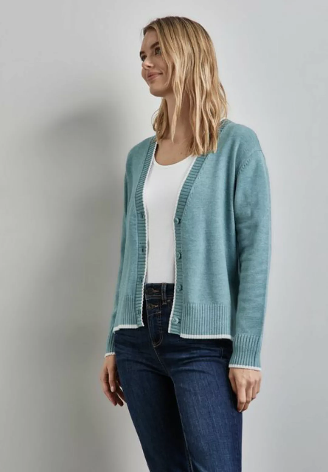 STREET ONE Cardigan, mit V-Ausschnitt günstig online kaufen