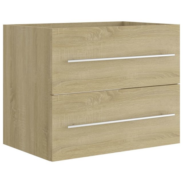 Waschbeckenunterschrank Sonoma-eiche 60x38,5x48cm Spanplatte günstig online kaufen