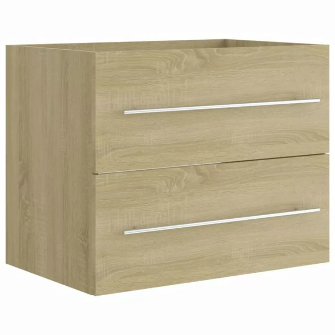 Waschbeckenunterschrank Sonoma-eiche 60x38,5x48cm Spanplatte günstig online kaufen