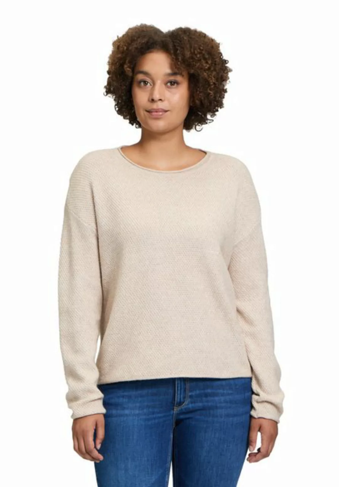 Betty&Co Strickpullover Betty & Co Strickpullover mit Rundhalsausschnitt (1 günstig online kaufen