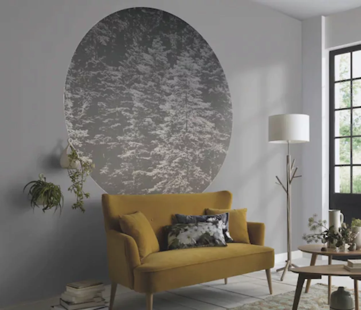 Fashion for walls Fototapete »Hazy Pines«, floral-gepflegt, Phthalate frei, günstig online kaufen