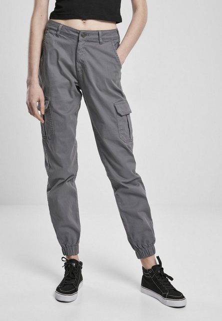 URBAN CLASSICS Cargohose "Urban Classics Damen Ladies High Waist Cargo Pant günstig online kaufen