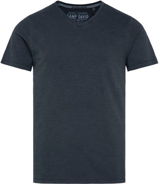 CAMP DAVID T-Shirt mit Logoprägung günstig online kaufen