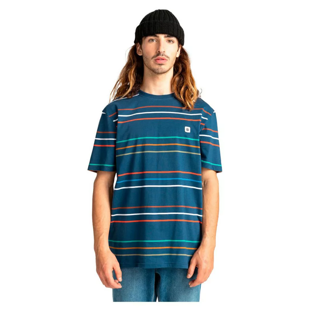 Element Hovden Stripes Kurzärmeliges T-shirt XS Insignia Blue günstig online kaufen