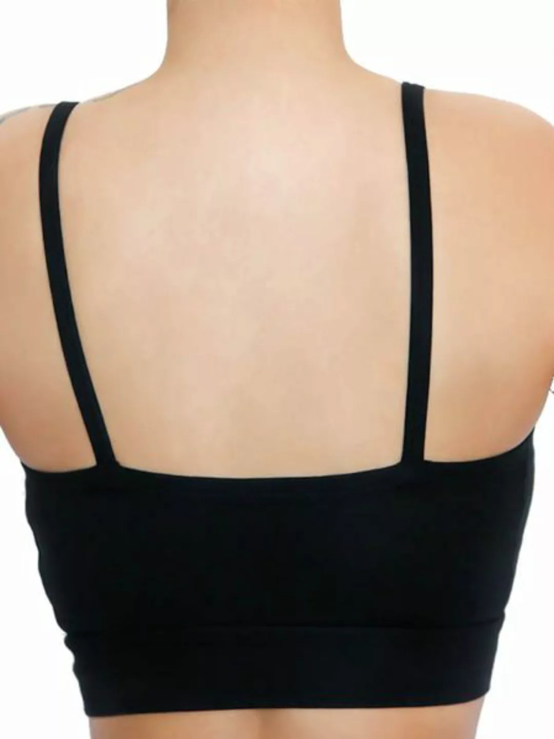 2 Er Pack Damen Bustier Bio-baumwolle Yoga Sport Bh Oberteil Top günstig online kaufen