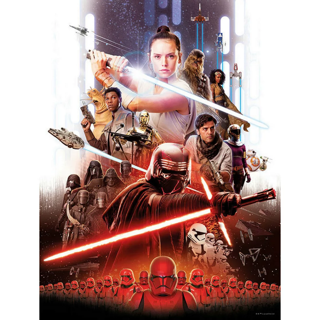 Komar Poster Star Wars Movie Poster Rey Star Wars B/L: ca. 30x40 cm günstig online kaufen