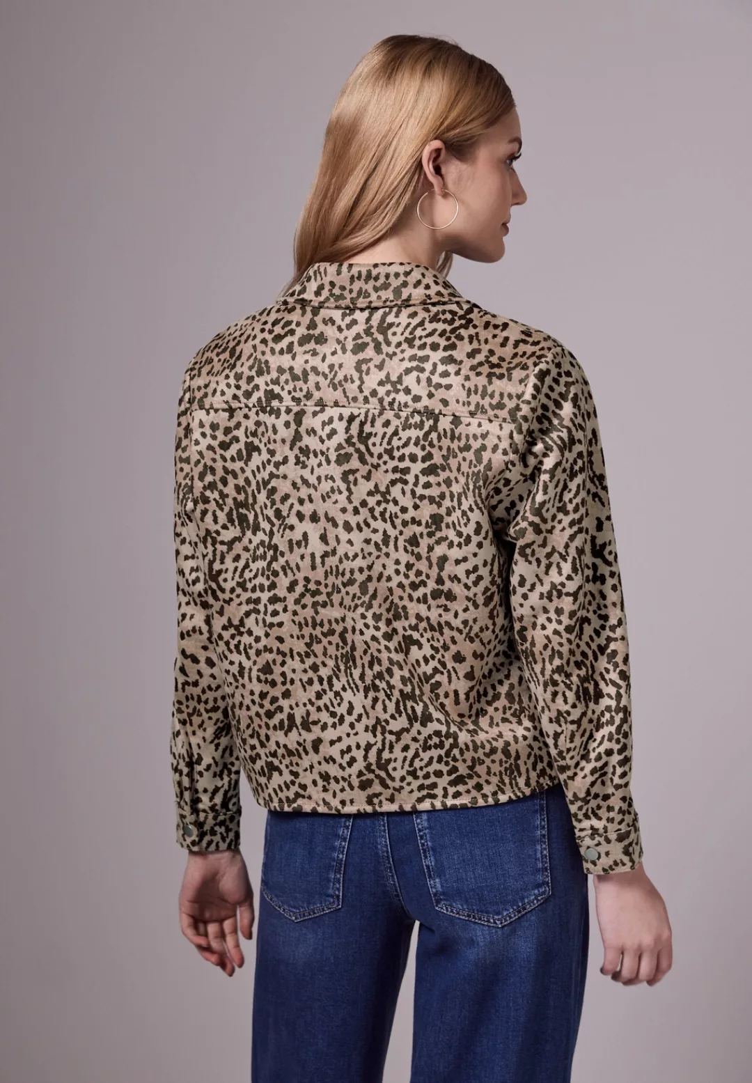 STREET ONE STUDIO Lederimitatjacke, ohne Kapuze, mit Knopfleiste günstig online kaufen
