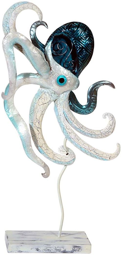 MystiCalls Dekofigur Dekofigur Tintenfisch aus Muschelschalen günstig online kaufen