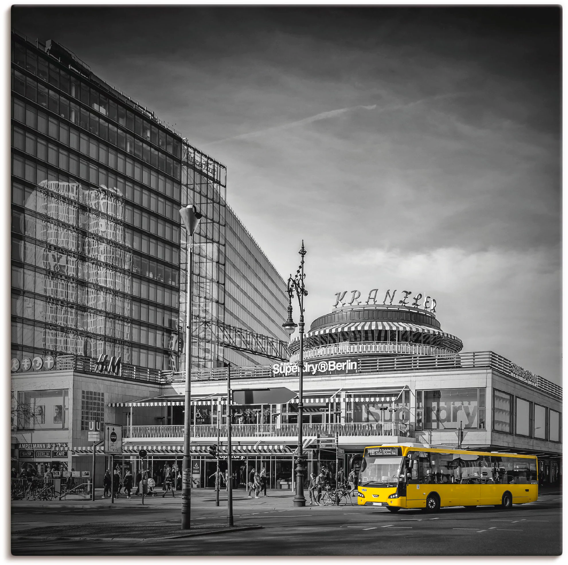 Artland Wandbild "Berlin City-West", Deutschland, (1 St.), als Alubild, Out günstig online kaufen