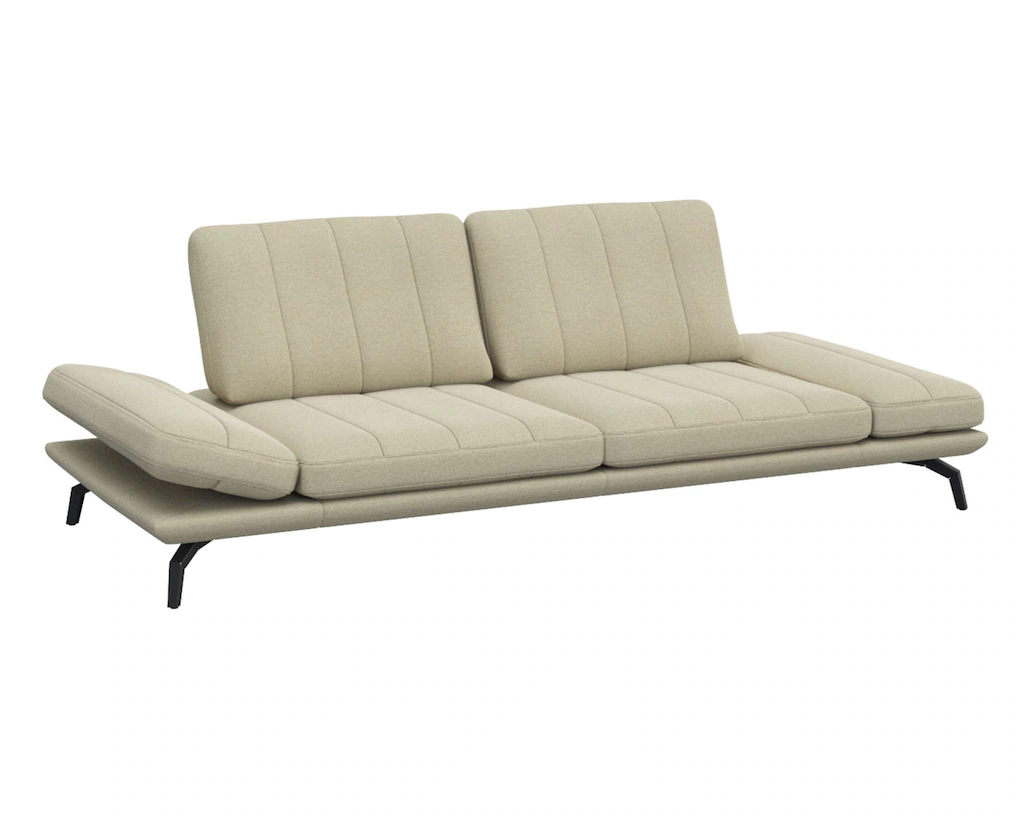 FLEXLUX 3-Sitzer »Tropea Relaxsofa, Designsofa, Relaxfunktion, TV-Couch,«, günstig online kaufen