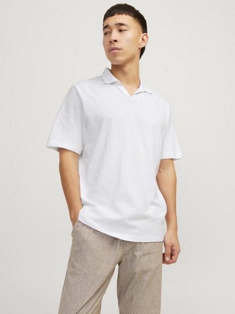 Jack & Jones Poloshirt JJESUMMER LINEN POLO SS LN günstig online kaufen