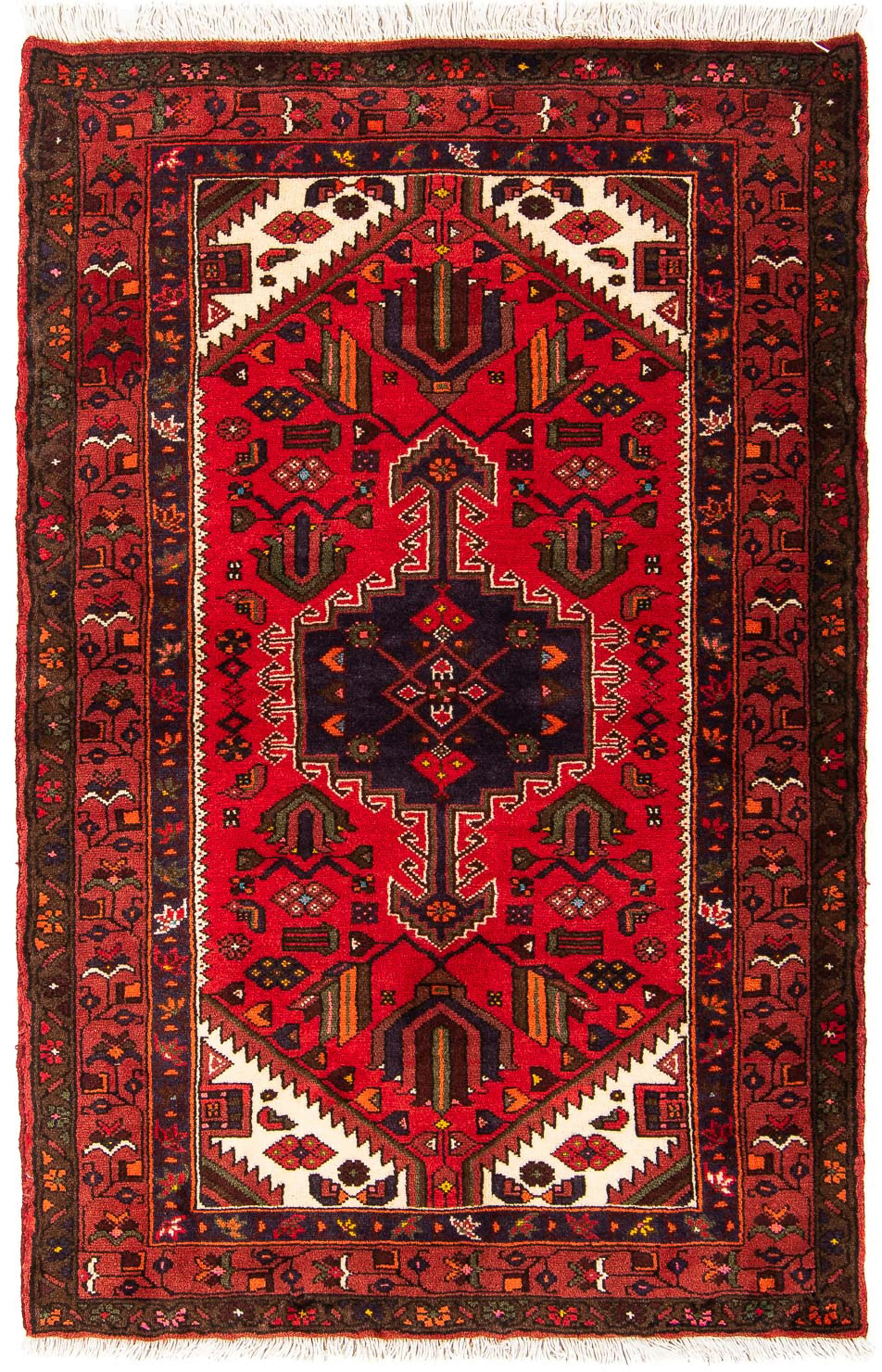 morgenland Orientteppich »Perser - Nomadic - 154 x 100 cm - dunkelrot«, rec günstig online kaufen