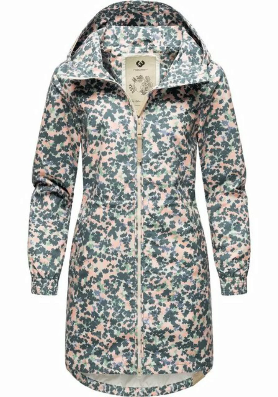 Ragwear Outdoorjacke Bronja Print stylischer Übergangsmantel mit coolem Pri günstig online kaufen