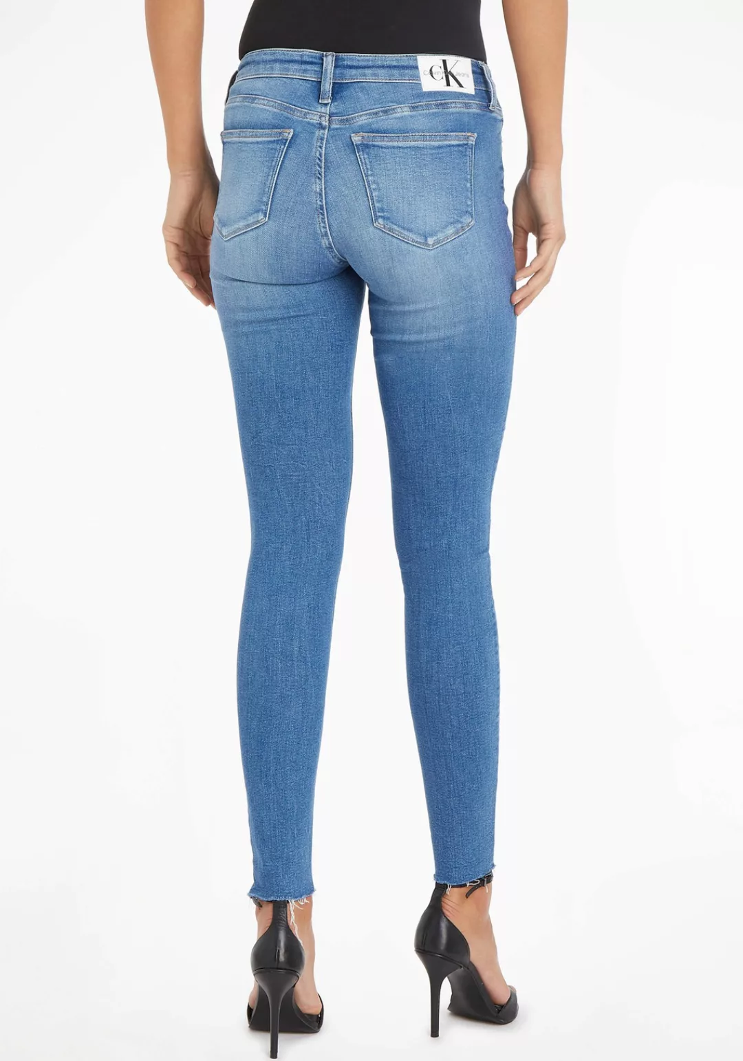 Calvin Klein Jeans Skinny-fit-Jeans "MID RISE SKINNY" günstig online kaufen