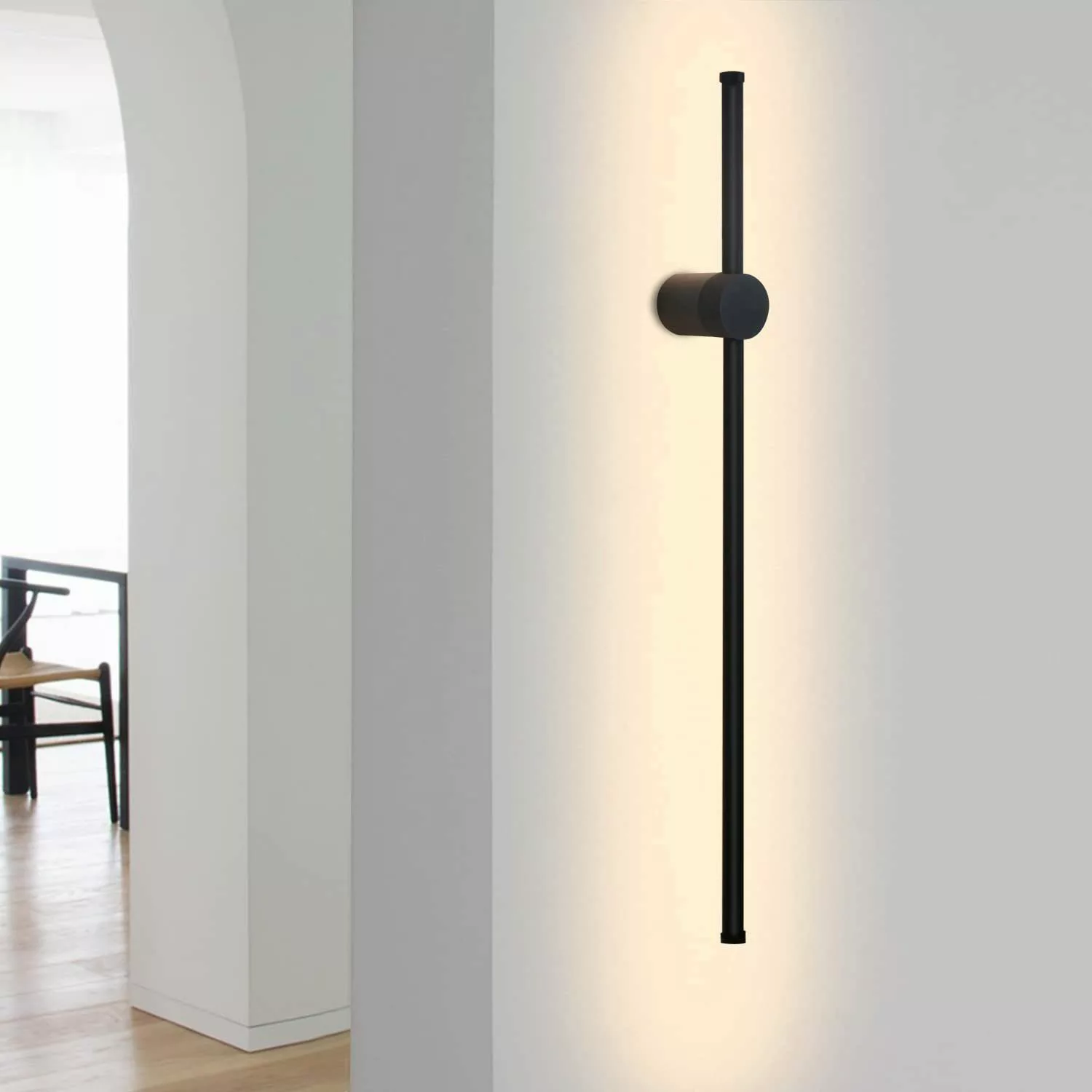 ZMH LED Wandleuchte Innen Schwarz Modern günstig online kaufen
