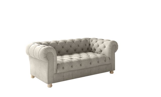 Kaiser Möbel Chesterfield-Sofa Zweisitzer, elegant, klassisch, schick in el günstig online kaufen