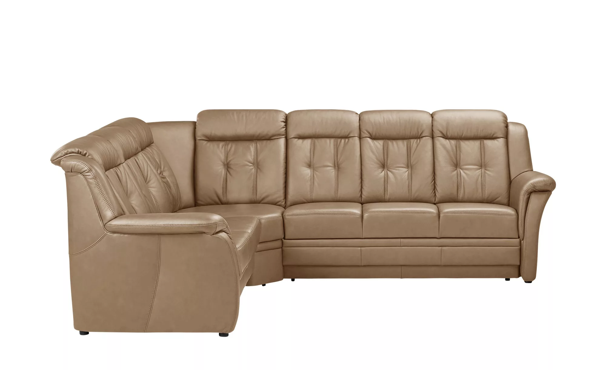 Polstermöbel Oelsa Ecksofa Leder  Andorra - braun - 99 cm - Polstermöbel > günstig online kaufen