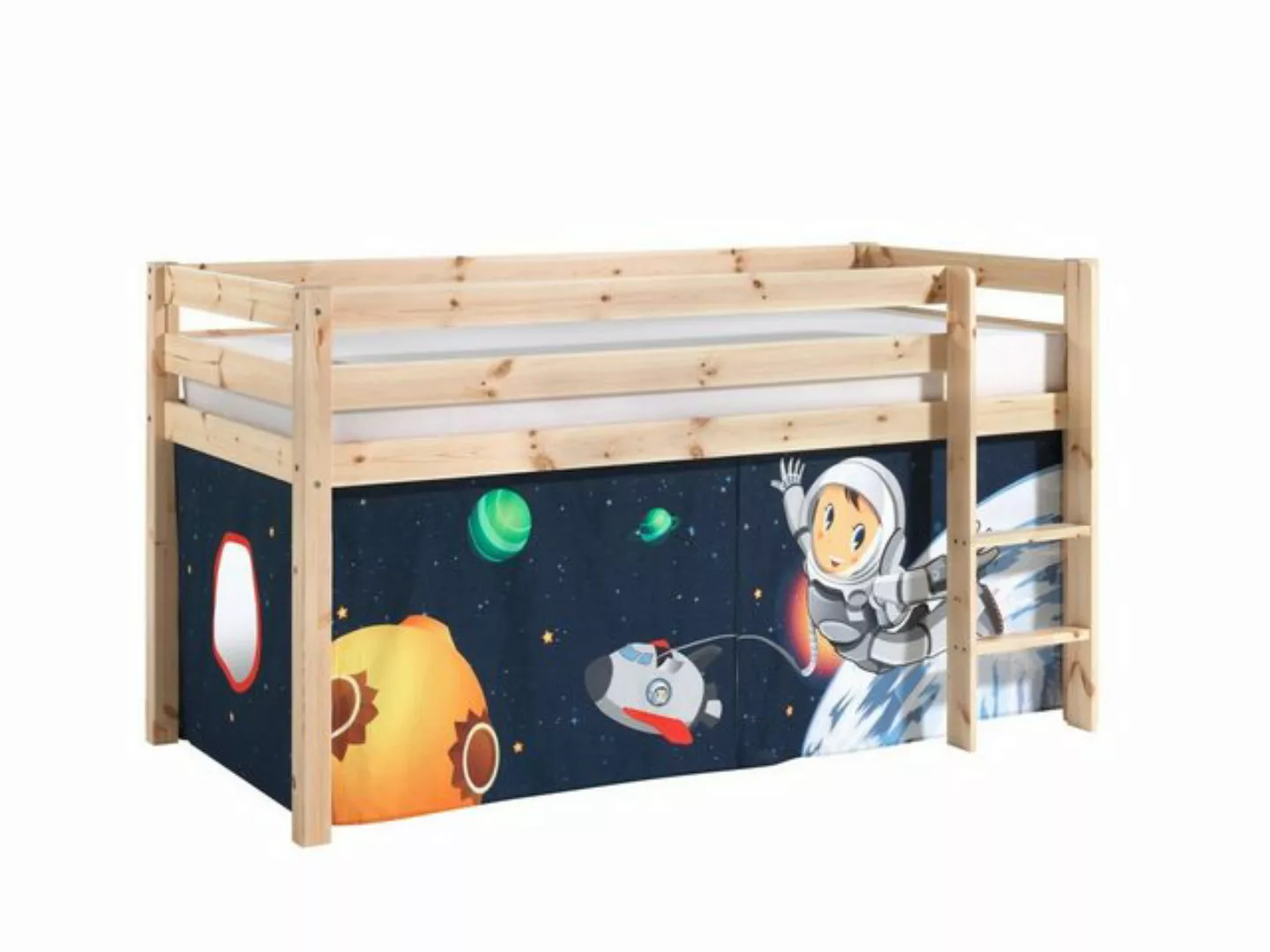 Natur24 Kinderbett Spielbett Pino Kiefer massiv 90x200cm günstig online kaufen
