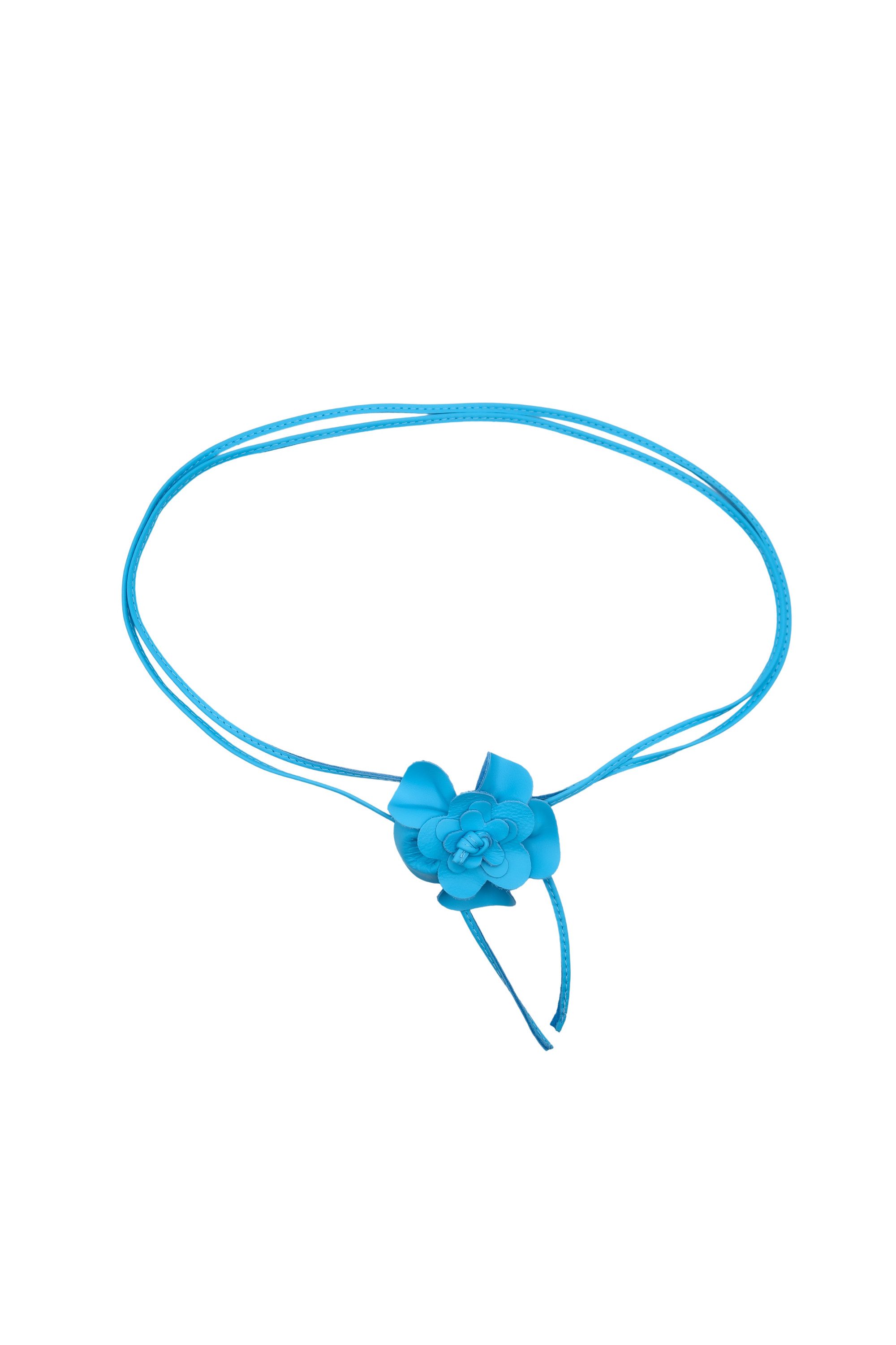 COLLEZIONE ALESSANDRO Taillengürtel "Blüte", Lederband mit echt Leder Blüte günstig online kaufen