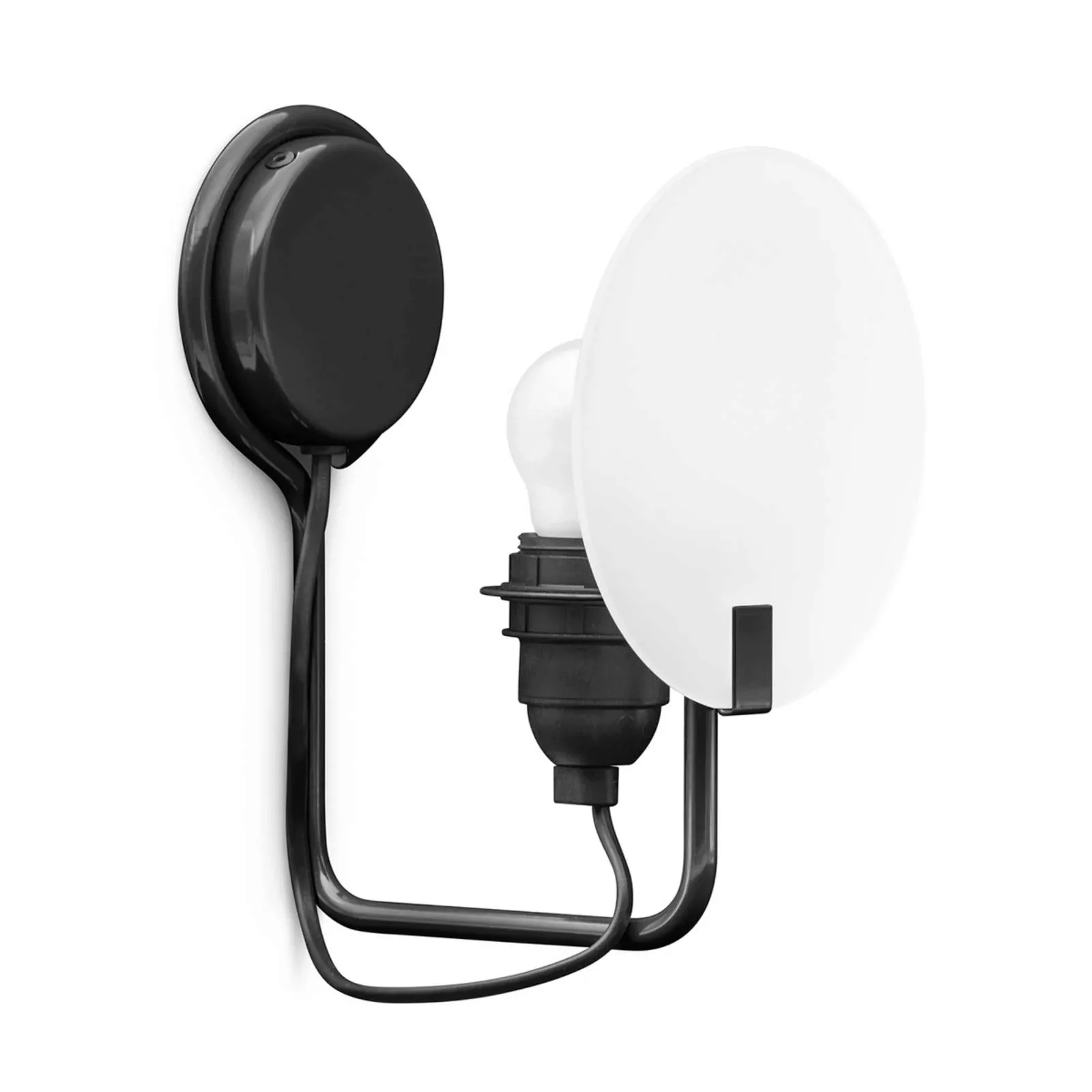 Stilnovo Bugia LED-Wandleuchte, einflammig schwarz günstig online kaufen