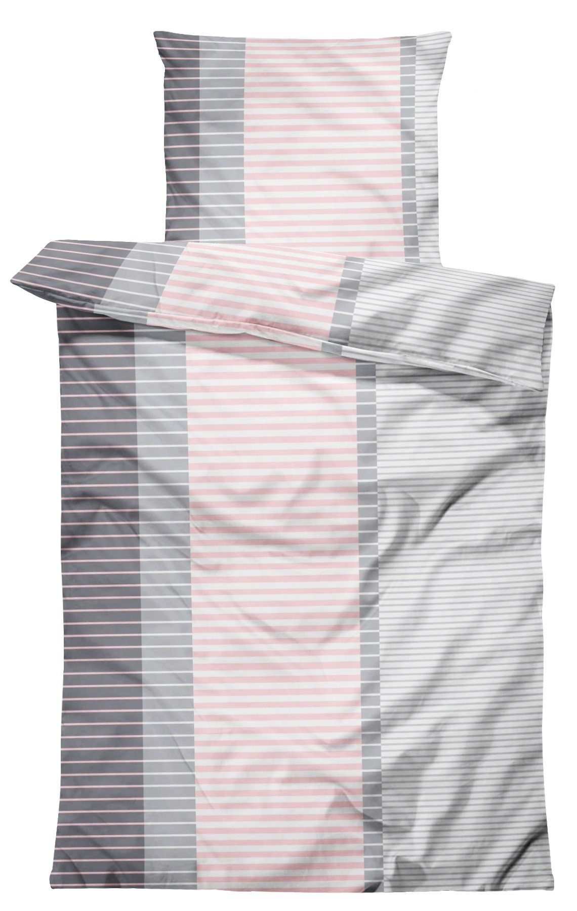 One Home Bettwäsche Streifen, Mikrofaser, 4 günstig online kaufen