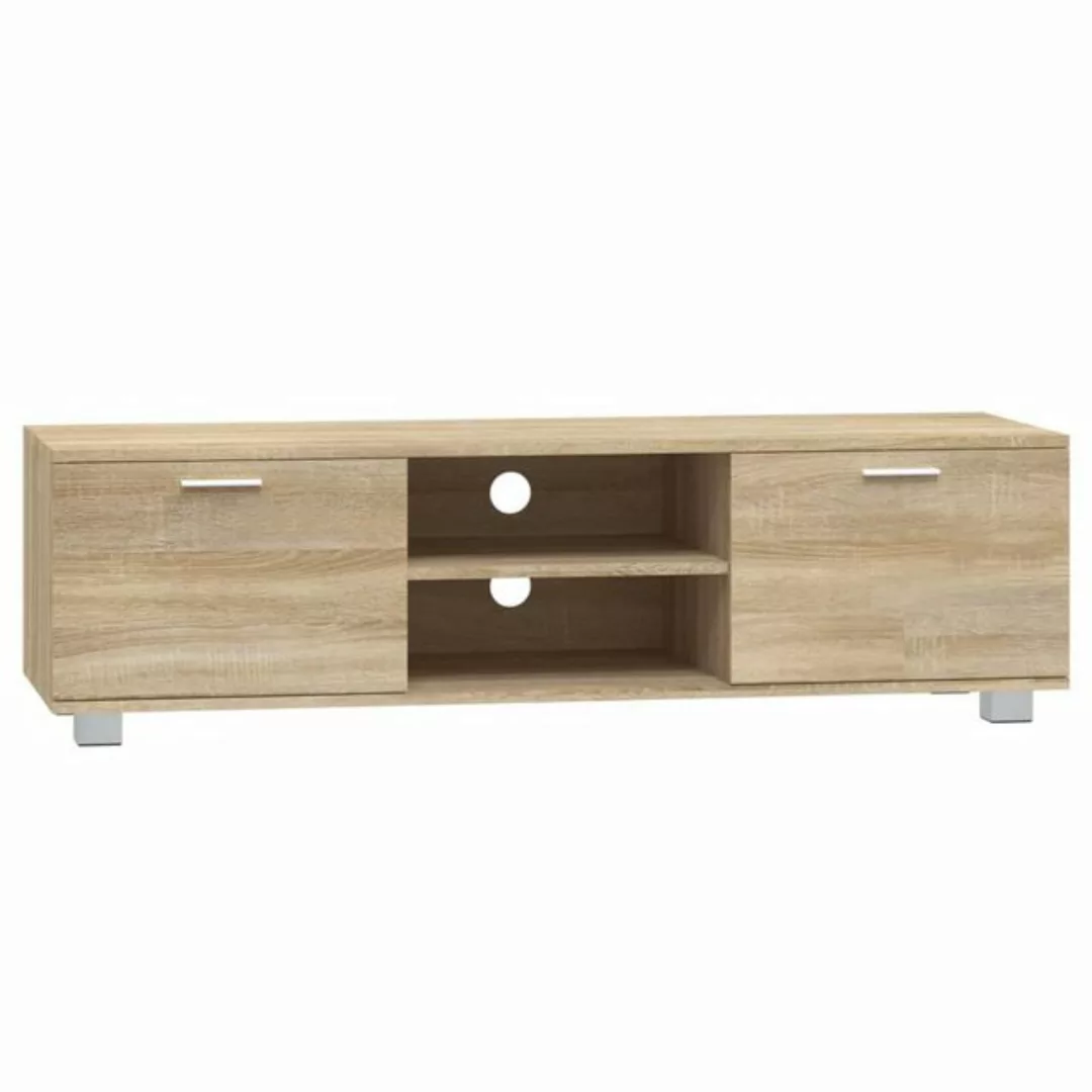 vidaXL TV-Schrank TV-Schrank Sonoma-Eiche 140x40,5x35 cm Holzwerkstoff Lowb günstig online kaufen